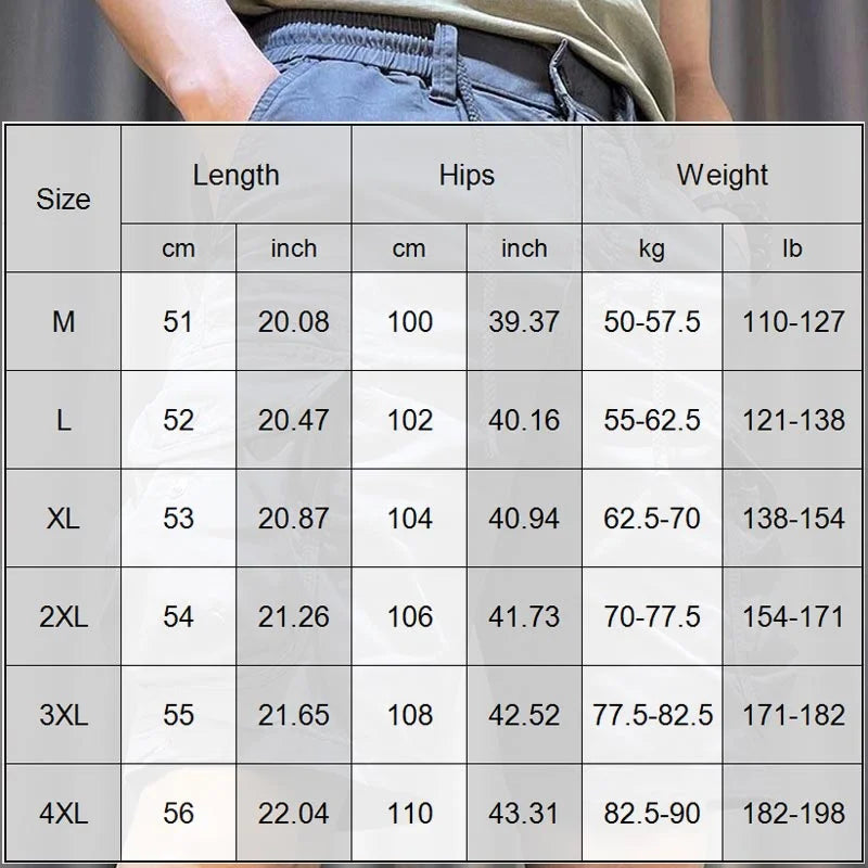 Adventure Ready: Portable Menโs Hiking Style Cargo Shorts ๐๐ฅ
