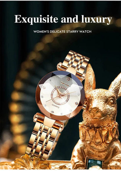 BUY 1 GET 1 FREE😍🔥 WOMEN'S ULTRA LUXURIOUS BRACELET WATCH😍💖⚡