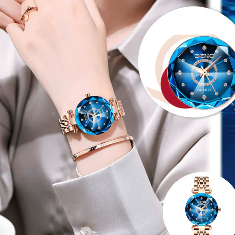 BUY 1 GET 1 FREE😍🔥 WOMEN'S ULTRA LUXURIOUS BRACELET WATCH😍💖⚡